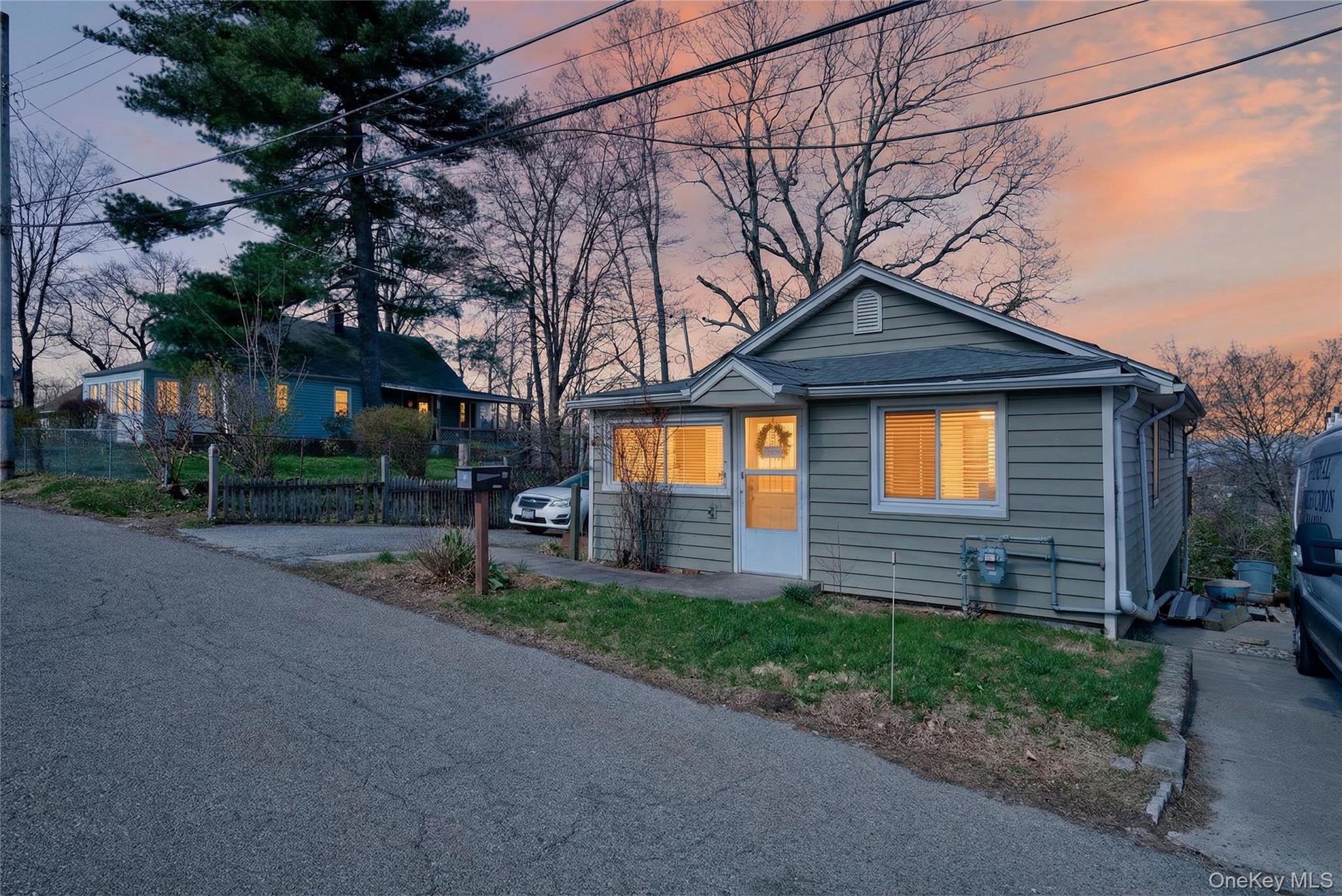 This two bedroom one bath bungalow set high above the Hudson with swee...