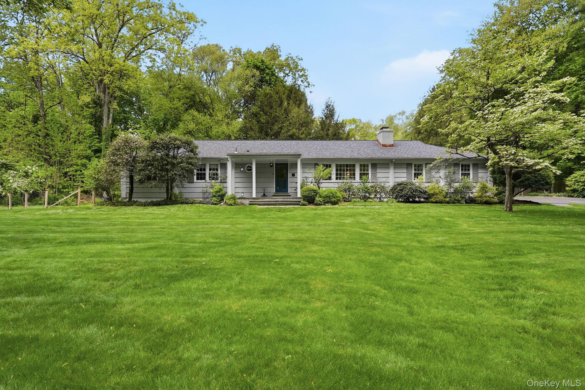 Conveniently located and impeccably maintained, this sun-filled Ranch...